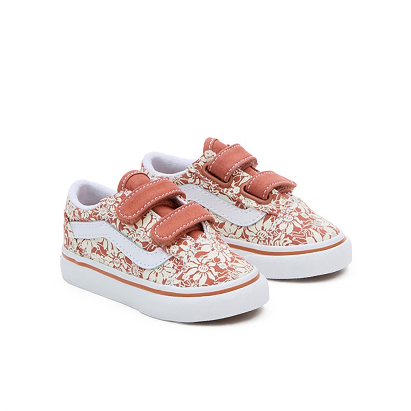 Buy Vans Infant Old Skool Velcro Trainers Autumn Leaf