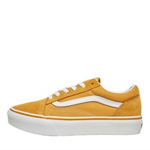 Vans Junior Girls Old Skool Platform Trainers Golden Glow