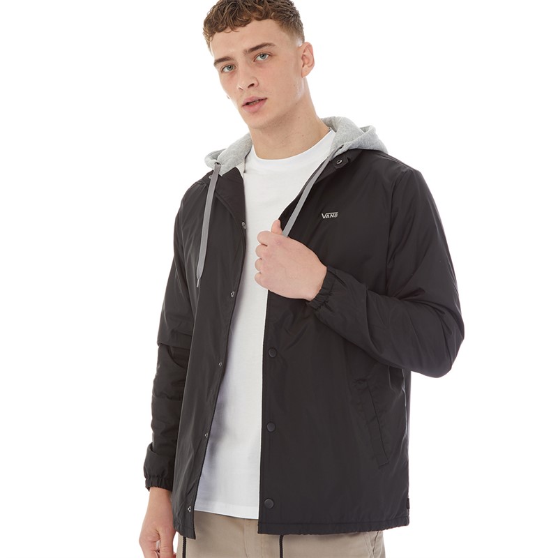 Vans Mens Riley Coaches Jacket Black