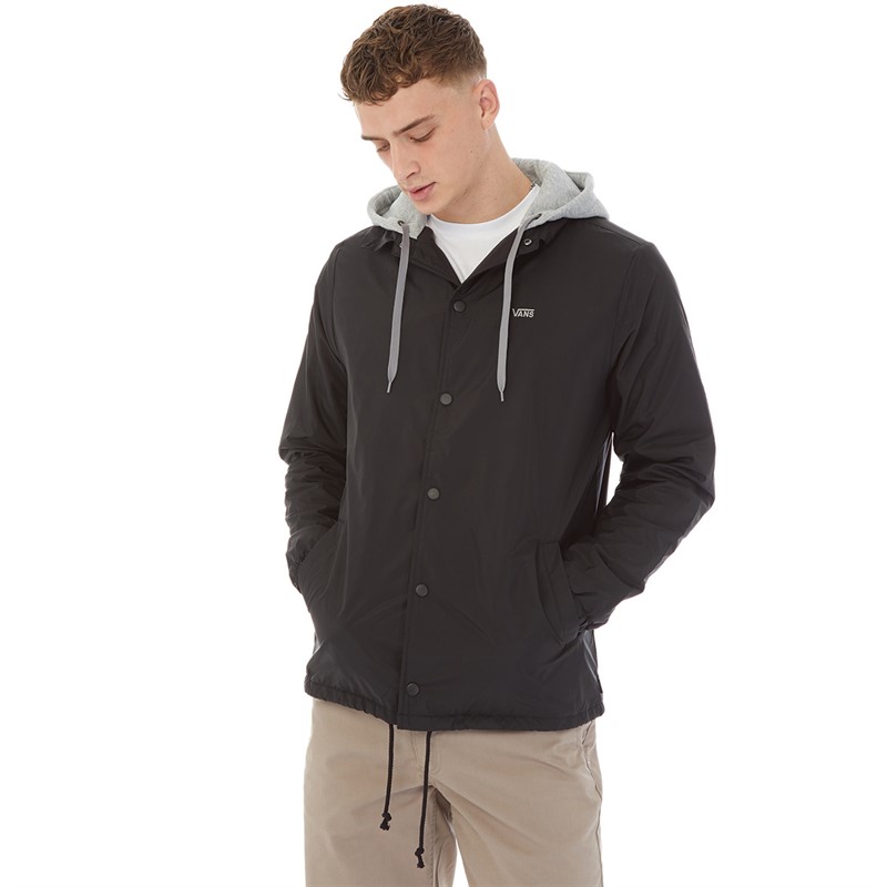 Vans Mens Riley Coaches Jacket Black