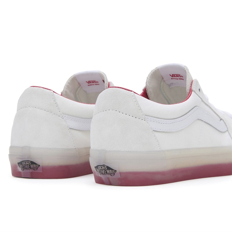 Vans Sk8-Low Trainers White/Red