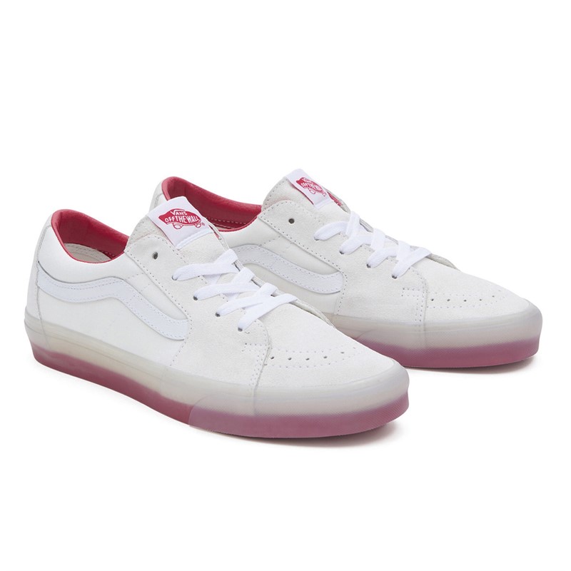 Vans Sk8-Low Trainers White/Red