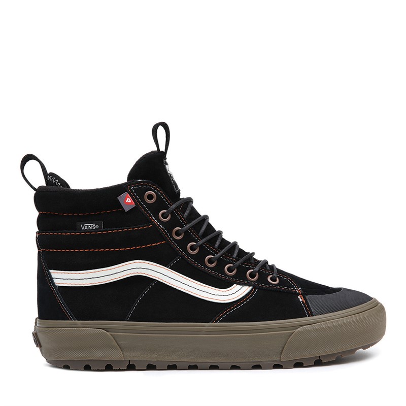 Mens vans black sk8-hi mountain edition trainers hotsell