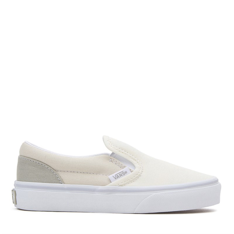 Buy Vans Girls Classic Slip On Trainers Multi True White