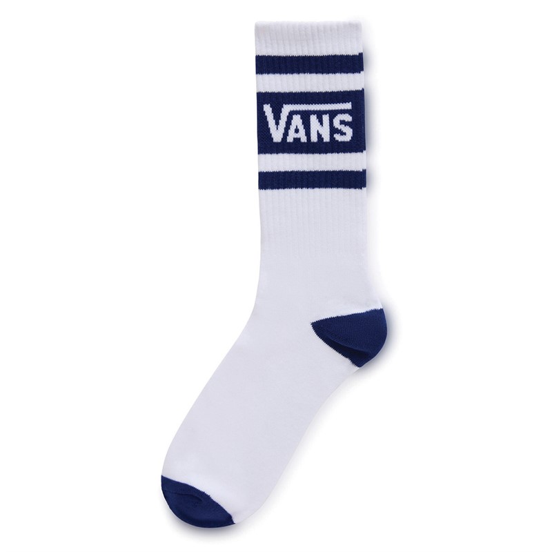 Vans Mens Vans Drop V Crew Socks Blue Depths