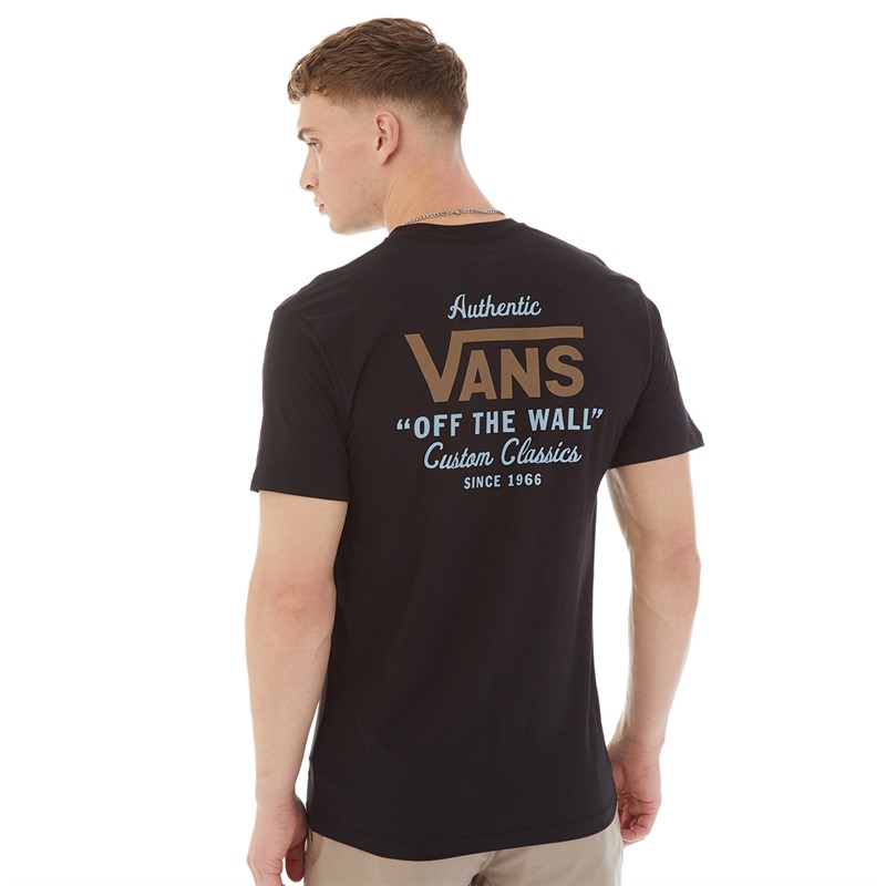 Vans Mens Holder St Classic T-Shirt Black/Antelope