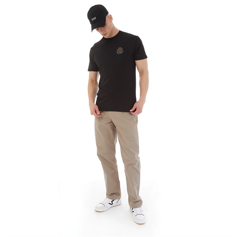 Vans Mens Holder St Classic T-Shirt Black/Antelope