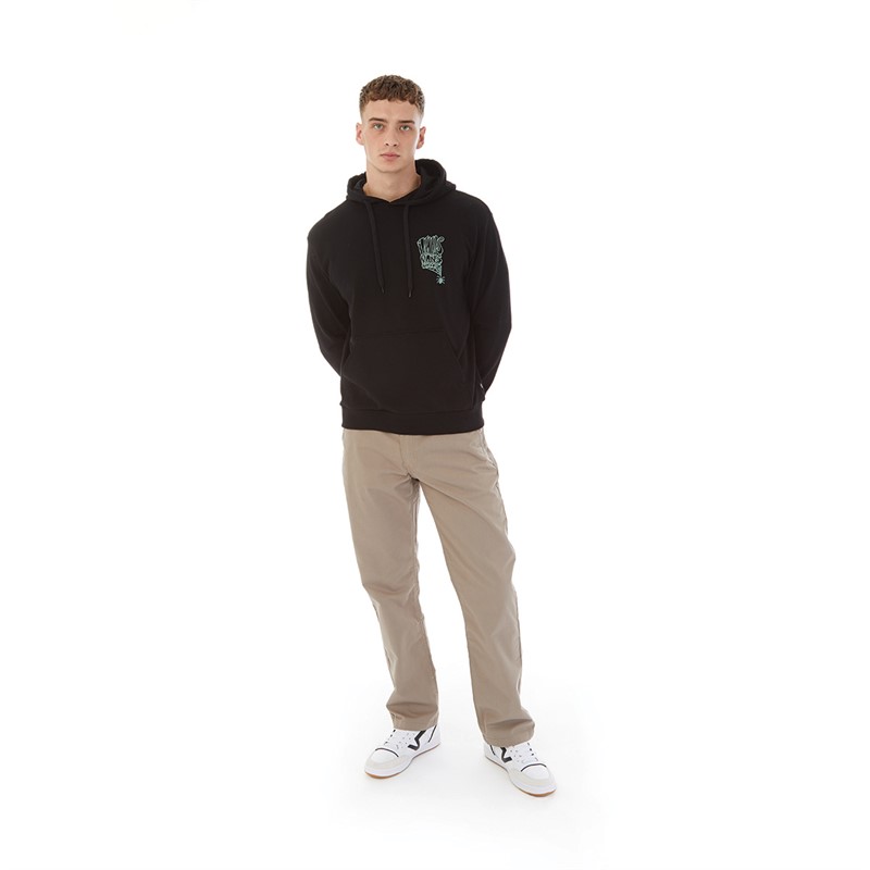 Vans Mens Skool Doodle Relaxed Hoodie Black