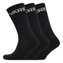 Vans Mens Classic Crew Three Pack Socks Black