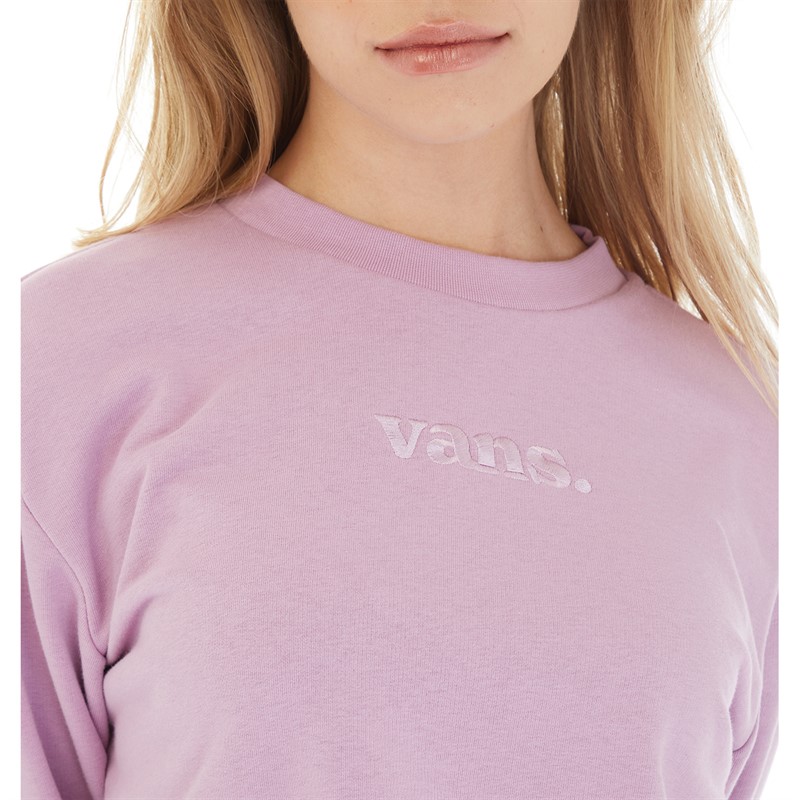 Vans Womens Essential Relaxed Sweatshirt Smoky Grape