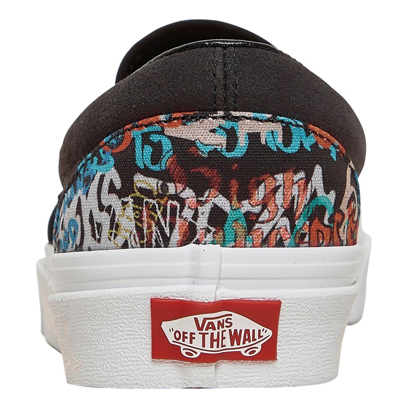 Vans Classic Slip-On Trainers Black Multi