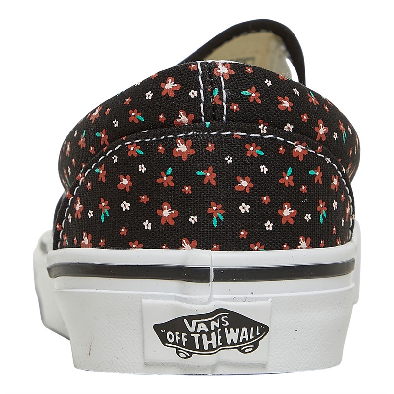 Vans Womens Classic Slip-On Trainers Black/Multi