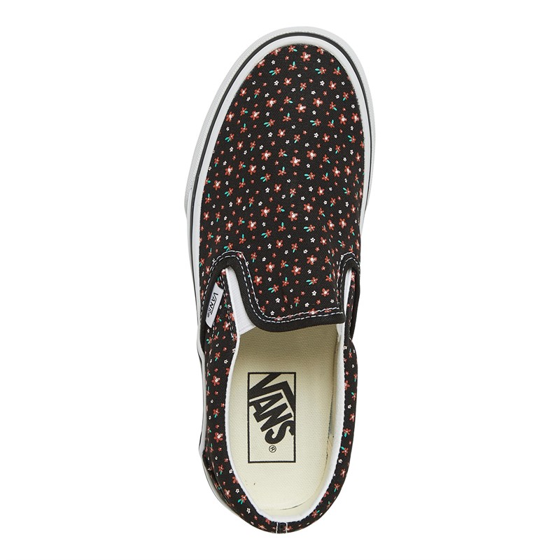 Vans Womens Classic Slip-On Trainers Black/Multi