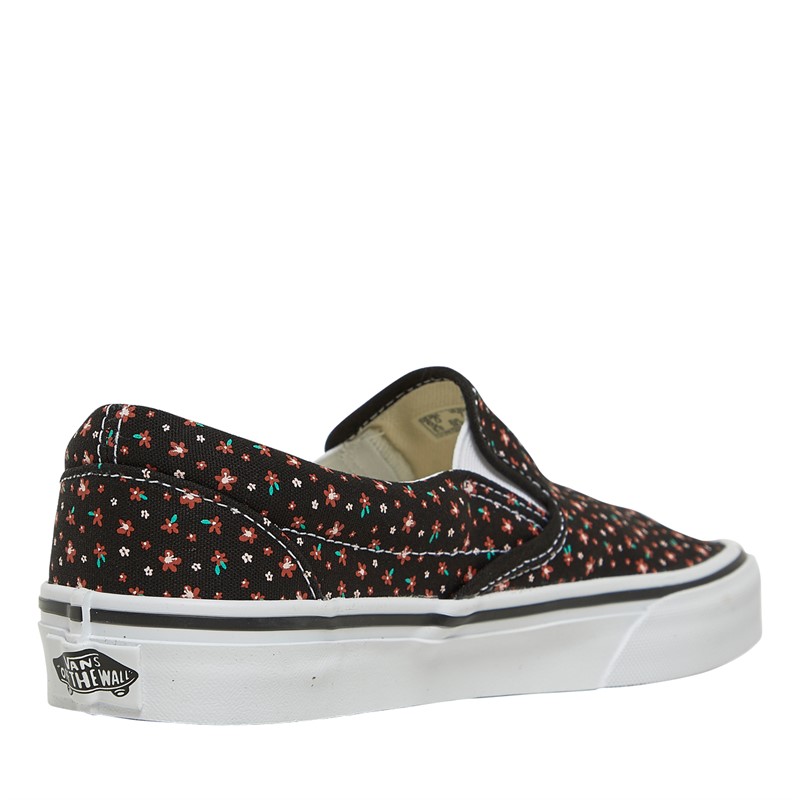 Vans Womens Classic Slip-On Trainers Black/Multi