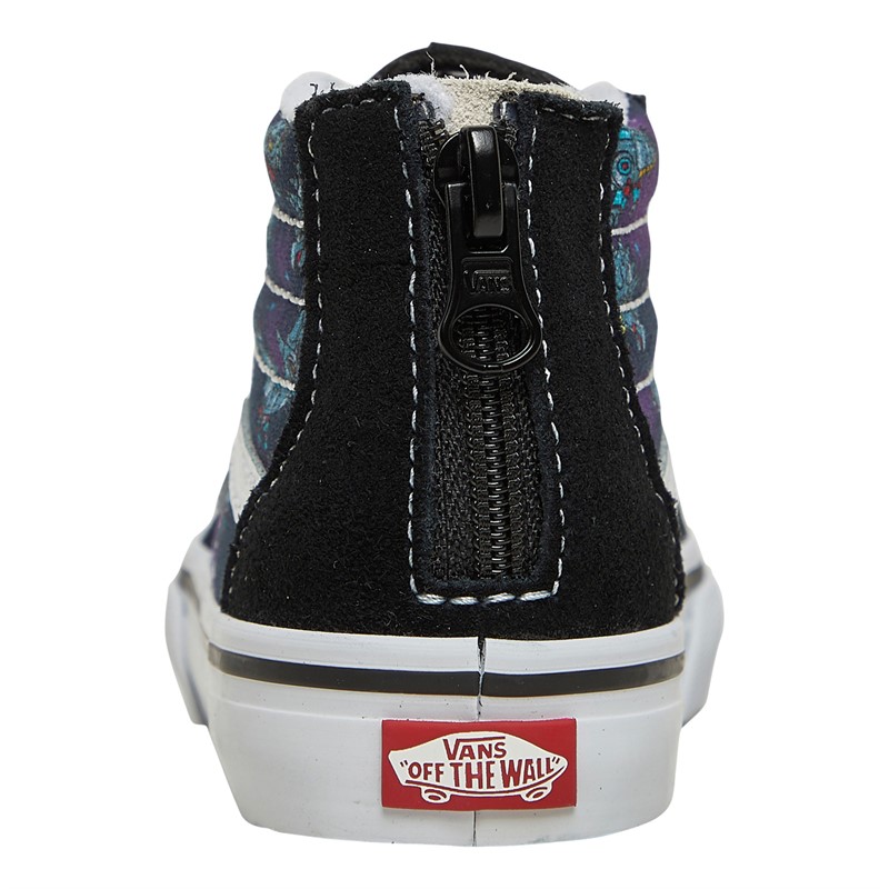 Vans Infant Boys Sk8-Hi Zip Trainers Blue/True White