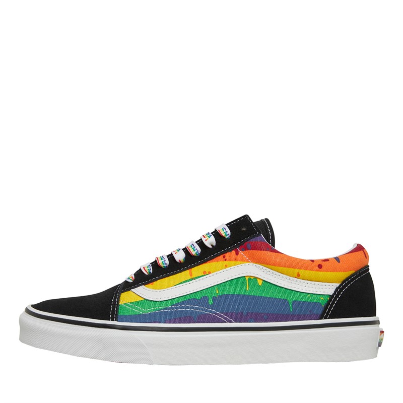 Vans Old Skool Trainers Black Multi True White