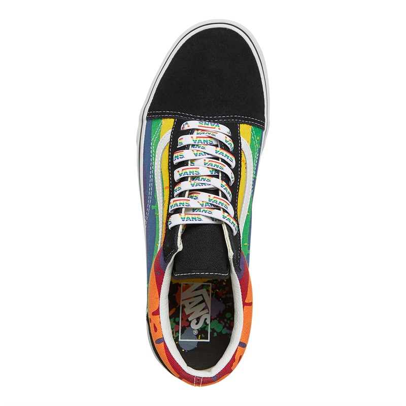 Vans Old Skool Trainers Black/Multi/True White