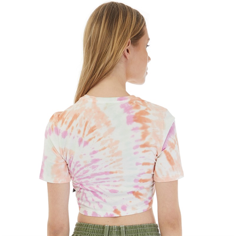 Vans Womens Resort Wash Cropped T-Shirt Multi