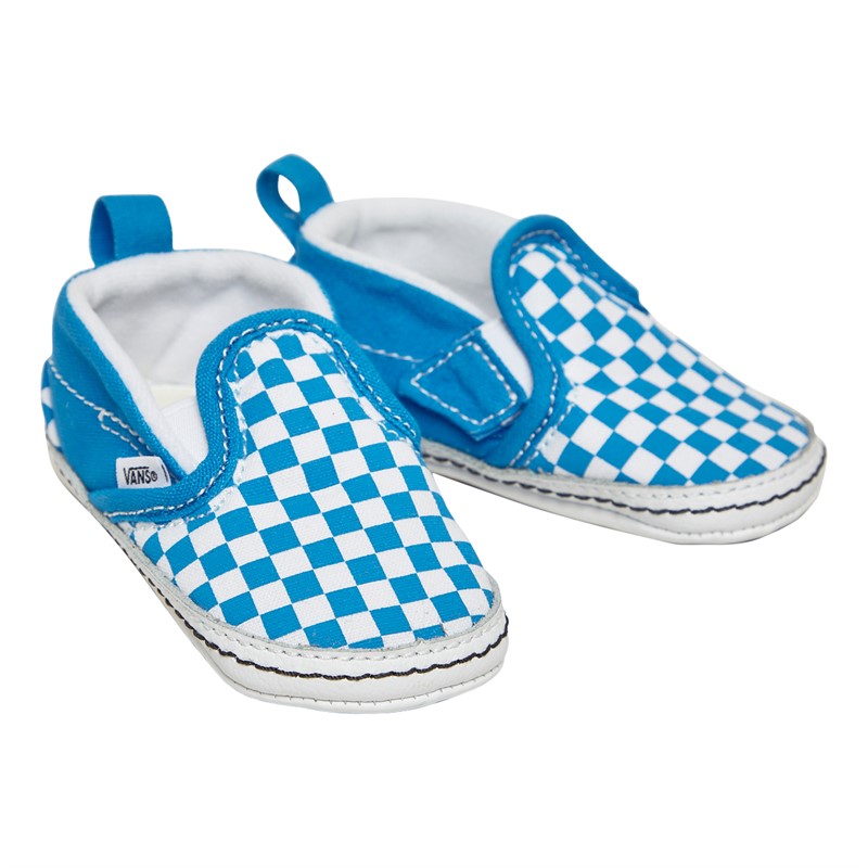 Buy Vans Infant Boys Slip On Crib Trainers Brilliant Blue