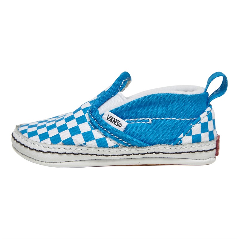 Vans Infant Boys Slip-On Crib Trainers Brilliant Blue