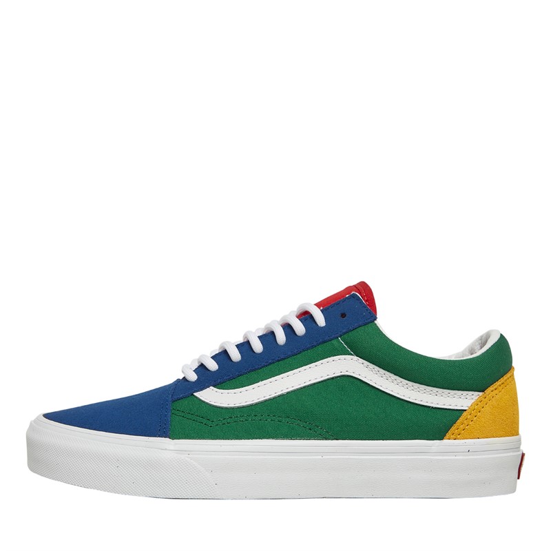 Buy Vans Old Skool Trainers Blue Green