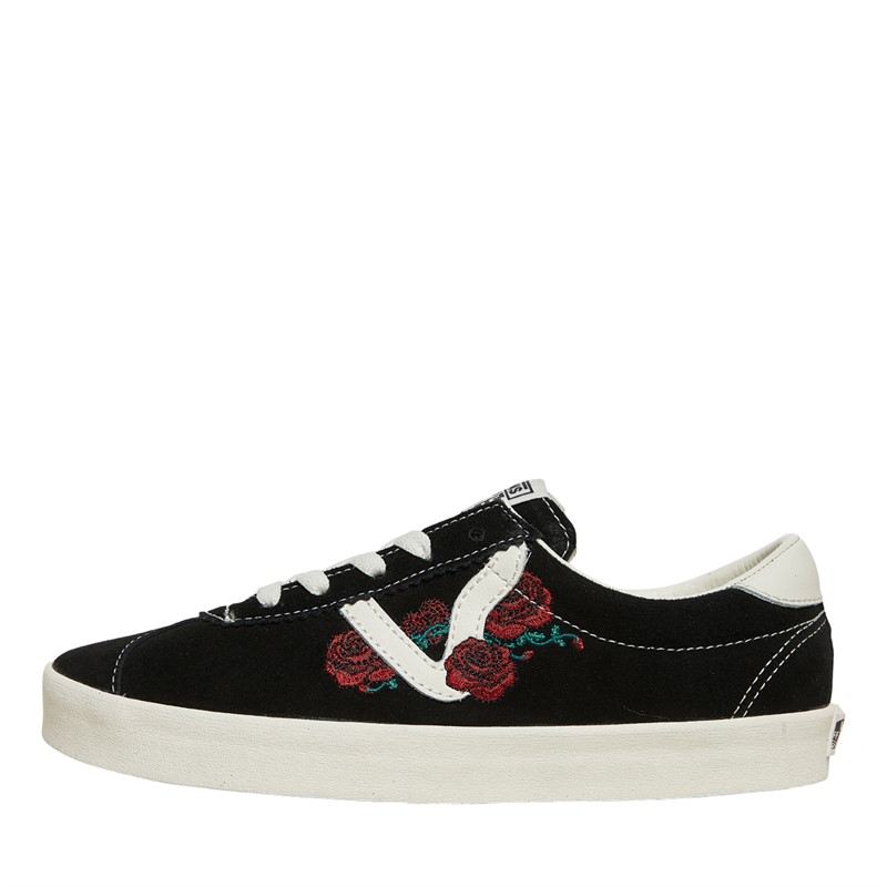 Vans Womens Sport Low Trainers Black Roses