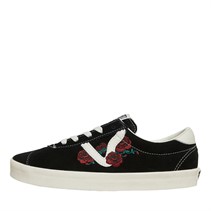 Vans Womens Sport Low Trainers Black Roses