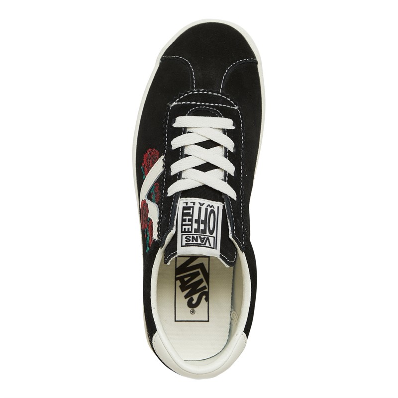 Vans Womens Sport Low Trainers Black Roses