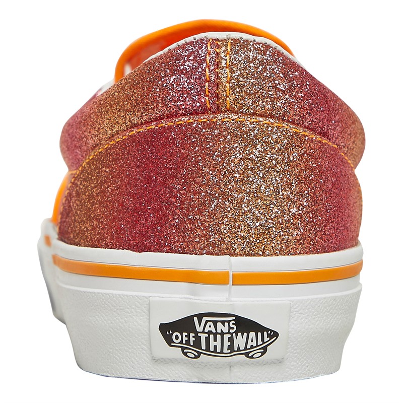 Vans Girls Classic Slip-On Trainers Multi/True White