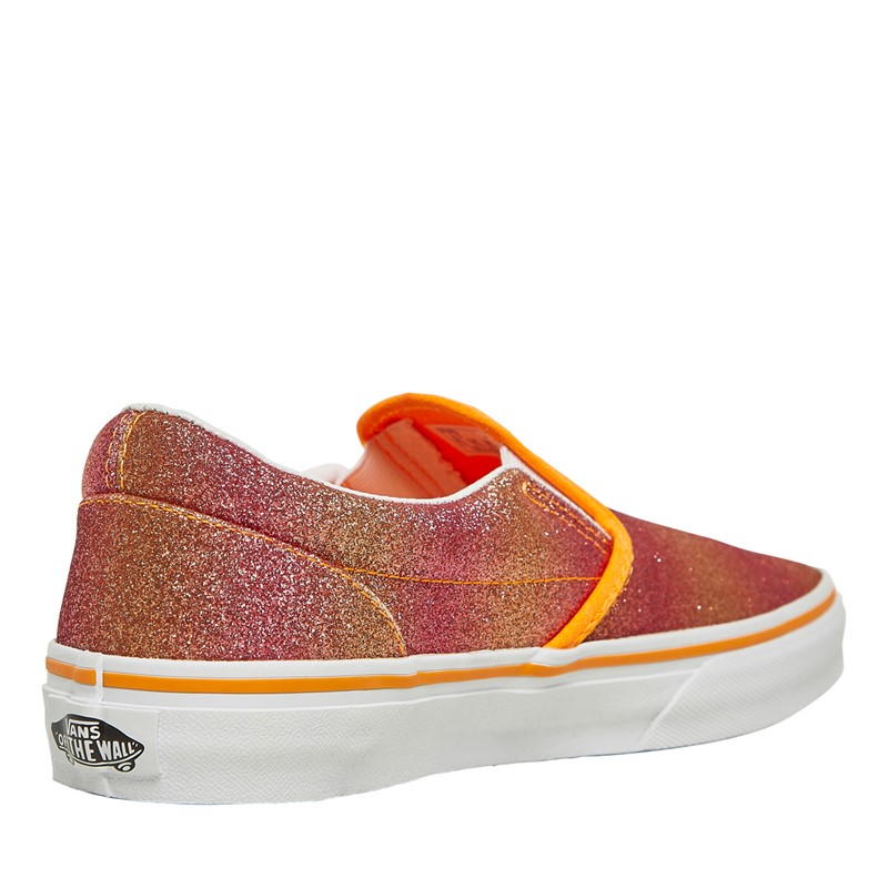 Vans Girls Classic Slip-On Trainers Multi/True White