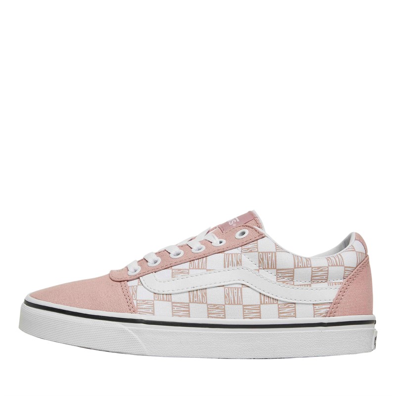 Vans Womens Ward Trainers Pink/White