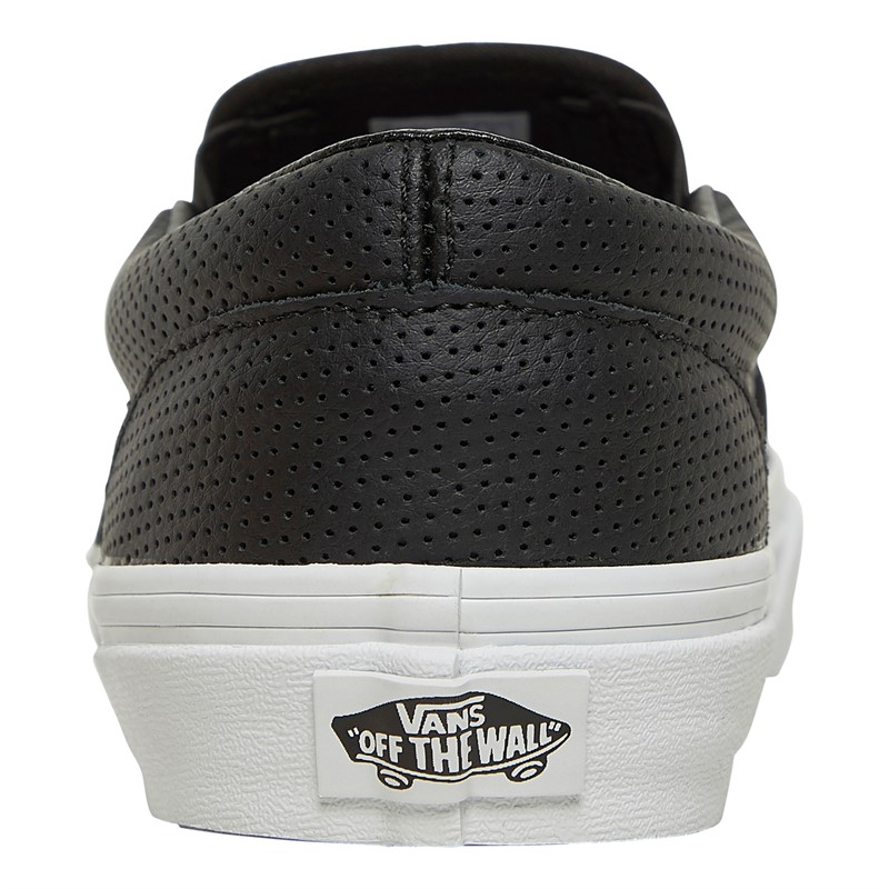 Black vans womens leather deals