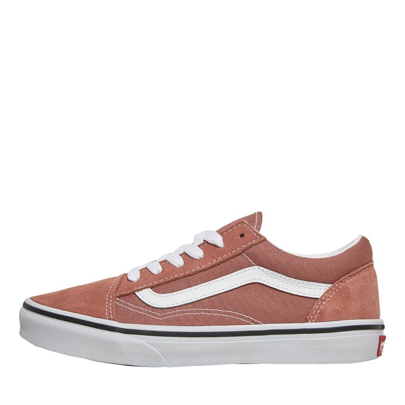 Vans Junior Girls Old Skool Trainers Withered Rose