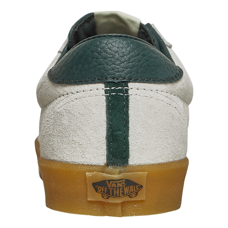 Buy Vans Mens Sport Low Trainers Green Marshmallow Double Light Gum