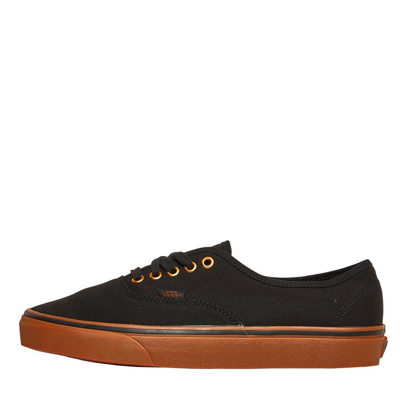 Vans Mens Authentic Trainers Black/Rubber