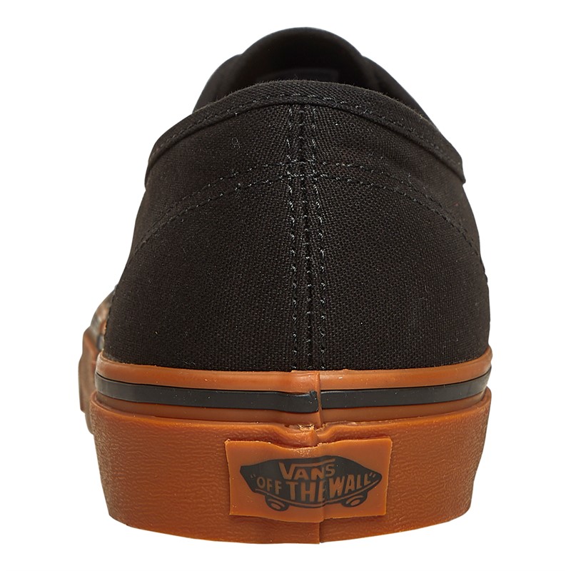 Vans Mens Authentic Trainers Black/Rubber