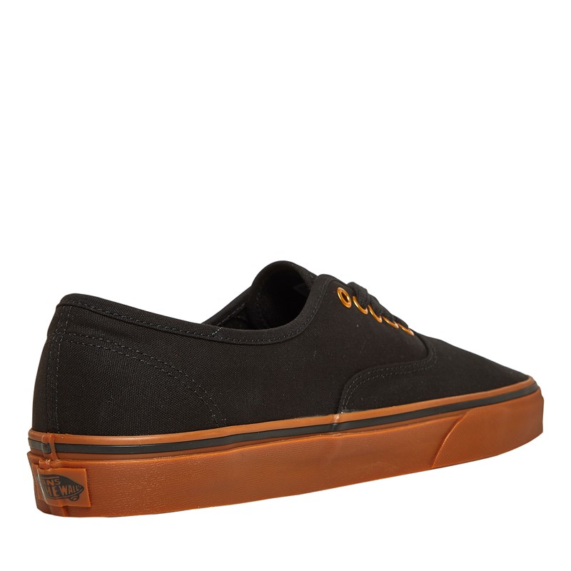 Vans Mens Authentic Trainers Black/Rubber