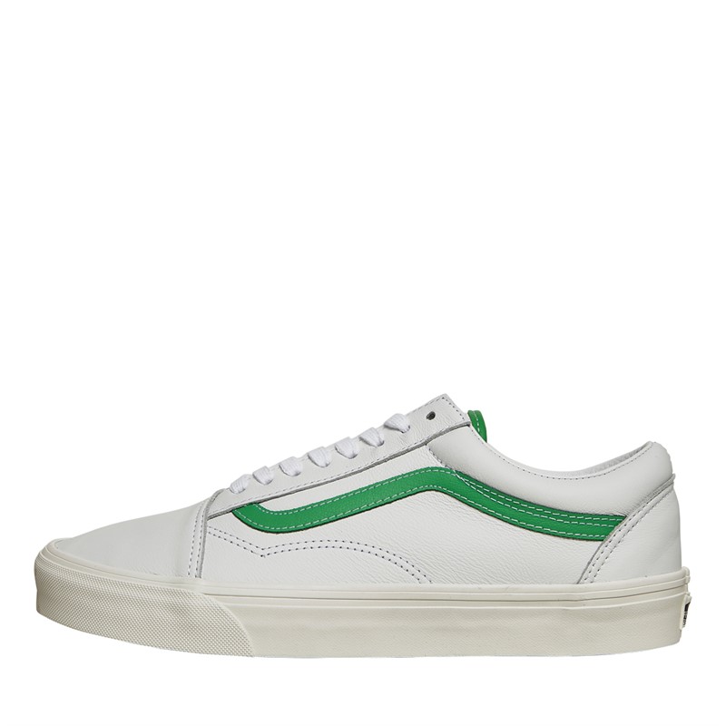 Mens white vans trainers best sale