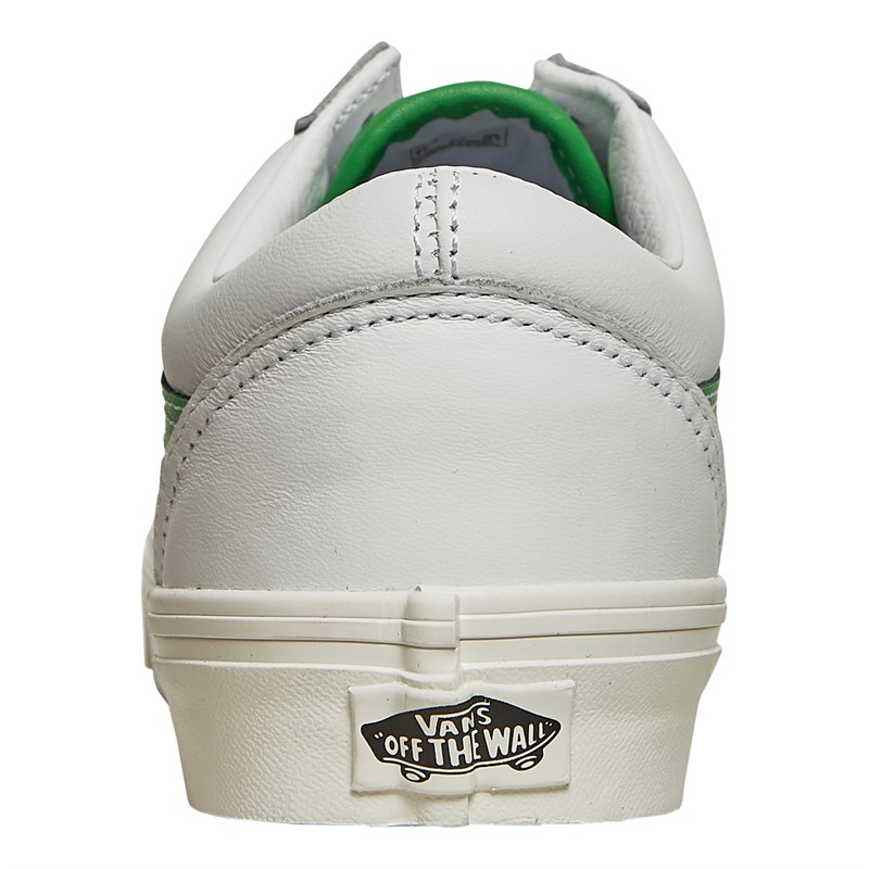 Vans Mens Old Skool Trainers White/Green