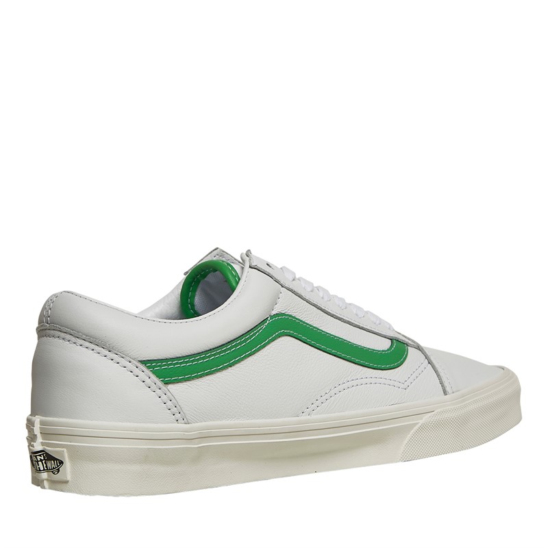 Vans Mens Old Skool Trainers White/Green