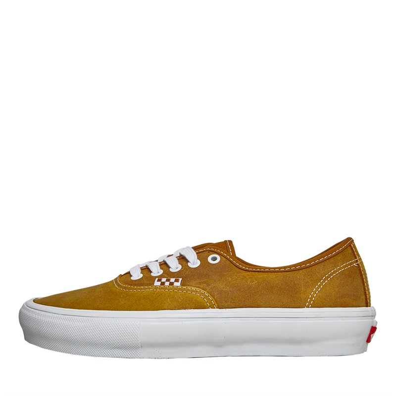 Vans Mens Skate Authentic Trainers Golden Brown