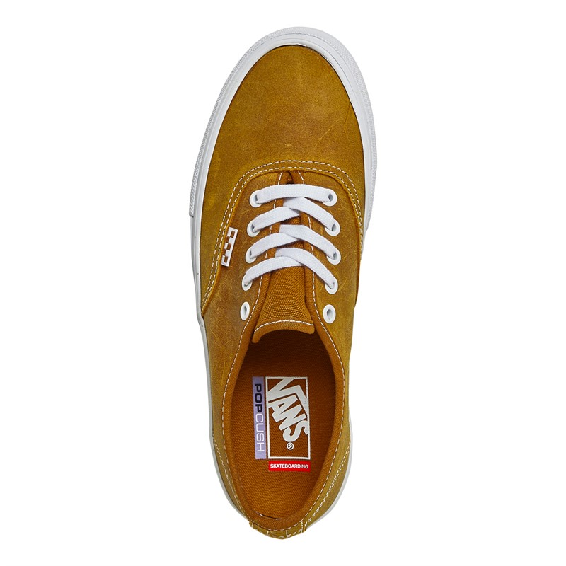 Vans Mens Skate Authentic Trainers Golden Brown