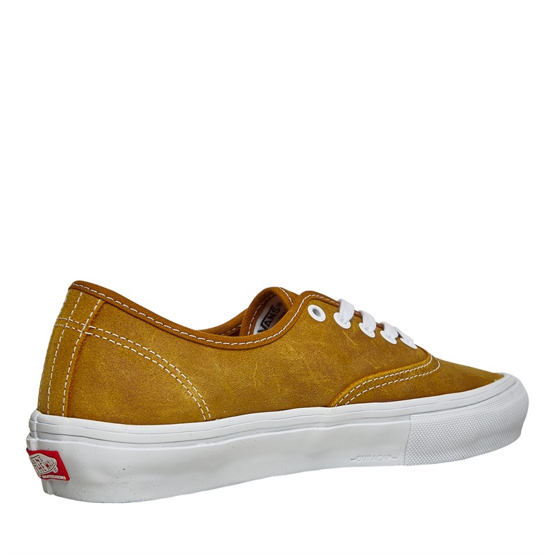 Vans Mens Skate Authentic Trainers Golden Brown