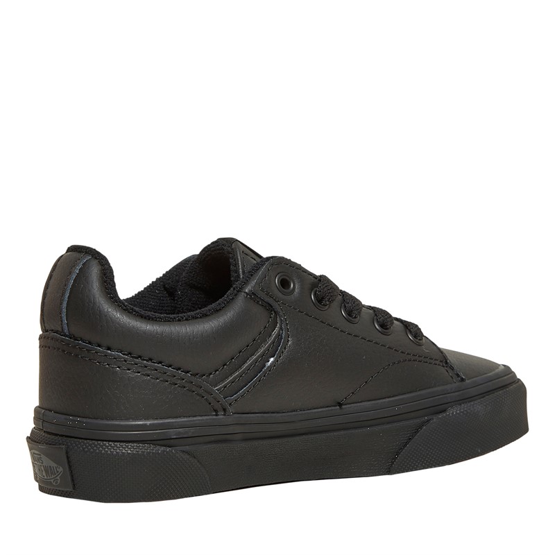 Vans Boys Seldan Trainers Black/Black