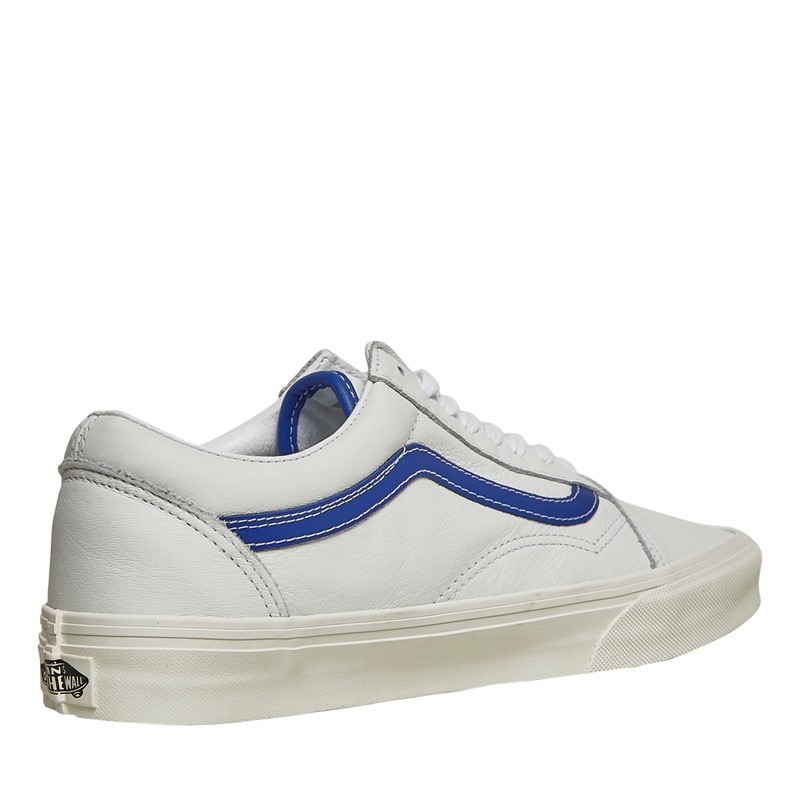 Vans Mens Old Skool Trainers White/Blue