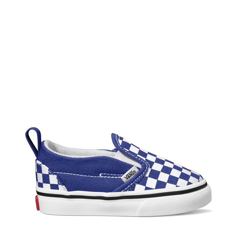 Vans Infant Slip-On Velcro Checkerboard Trainers Surf The Web