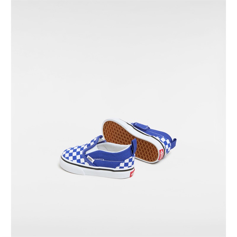 Vans Infant Slip-On Velcro Checkerboard Trainers Surf The Web