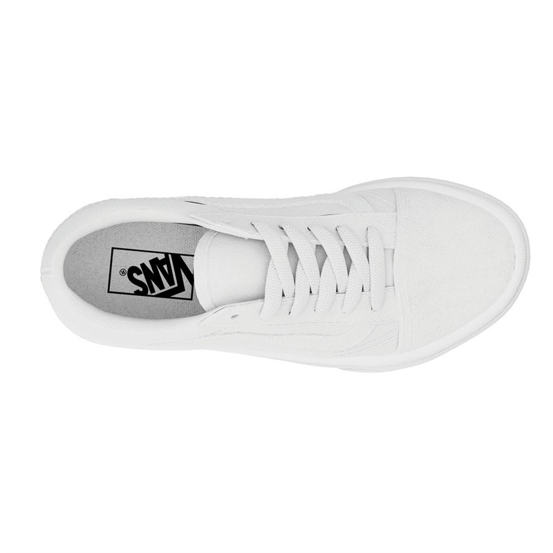 Vans Kids Old Skool Trainers True White/True White