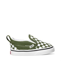 Vans Infant Slip-On Velcro Checkerboard Trainers Pesto