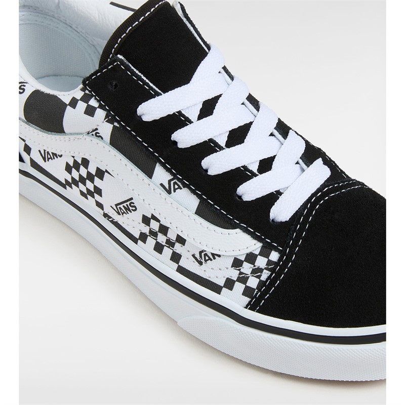 Checkerboard vans old skool junior online